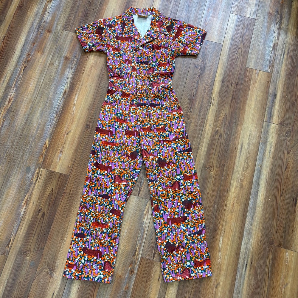 Big Bud Press Meadow Short Sleeve Jumpsuit - Picture 4 of 6